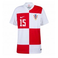 Chorvátsko Mario Pasalic #15 Domáci futbalový dres ME 2024 Krátky Rukáv